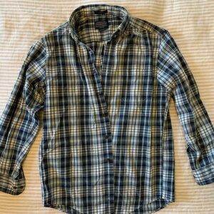 Pendleton Canterbury Blue and White Plaid Shirt